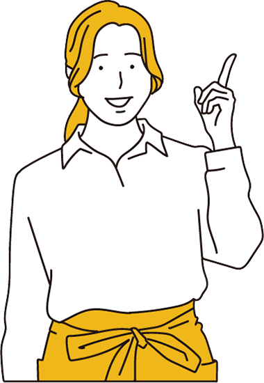 女性カフェ店員の画像